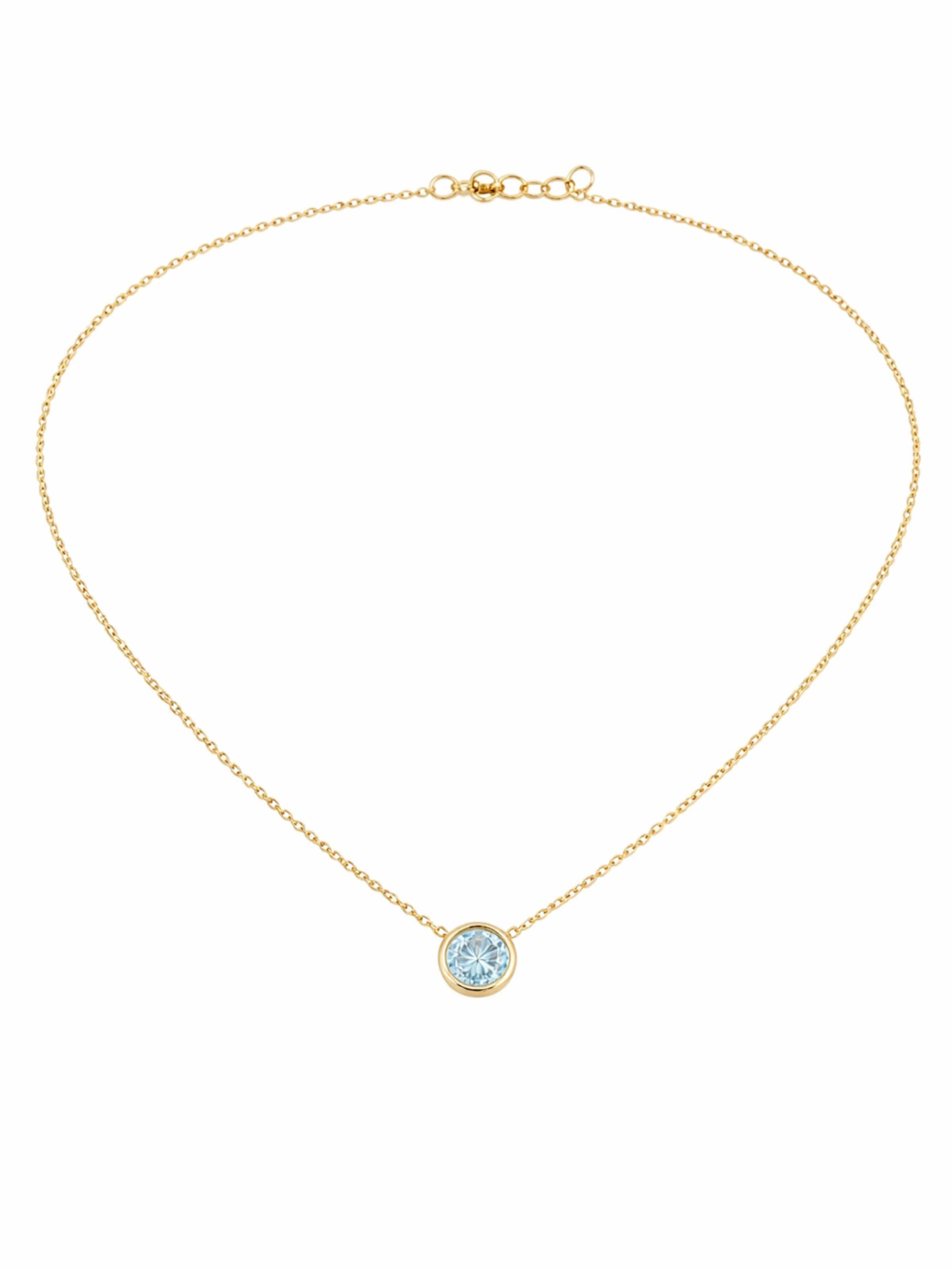 Pure Schmuck Kette‌‌‌‌ in Blau: Vorderseite