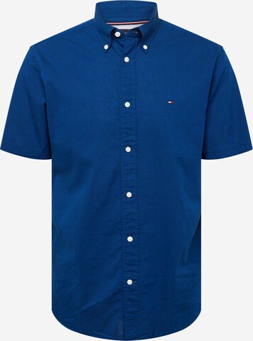 Coupe regular Chemise TOMMY HILFIGER en bleu : devant