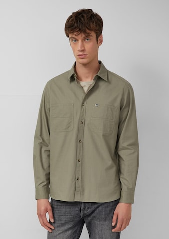s.Oliver Regular fit Overhemd in Groen: voorkant