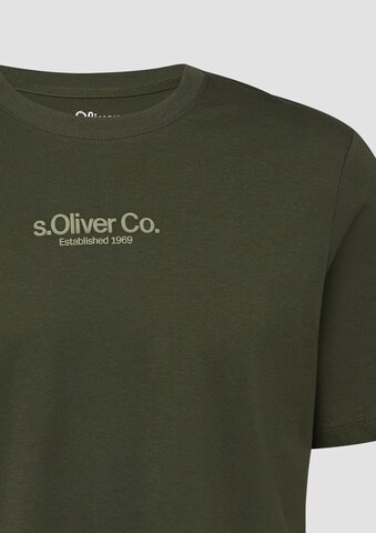 T-Shirt s.Oliver en vert