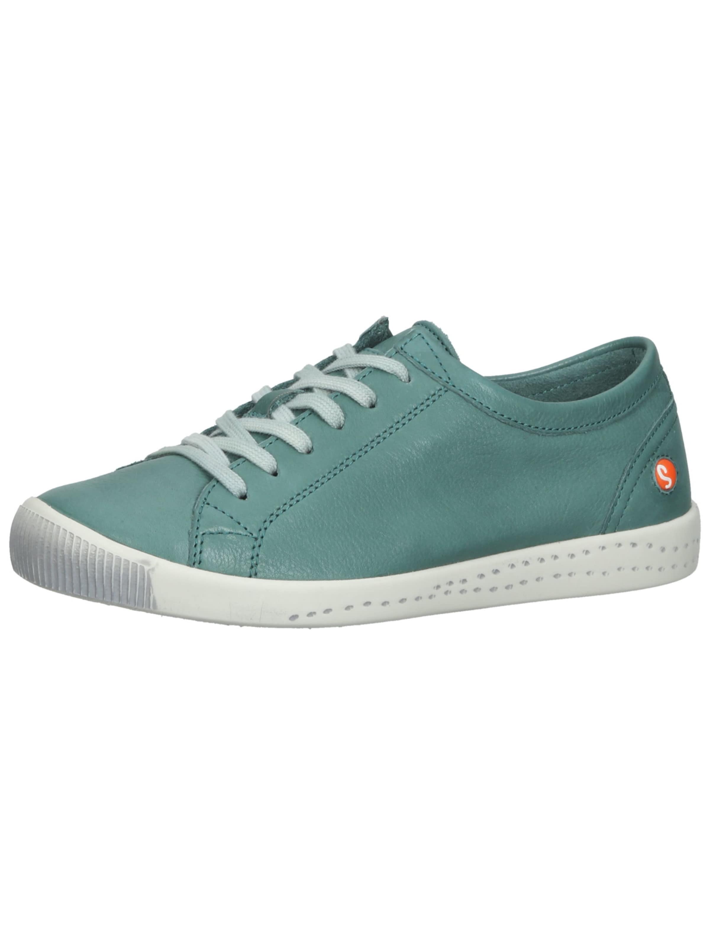 Softinos Sneakers laag in Groen: voorkant