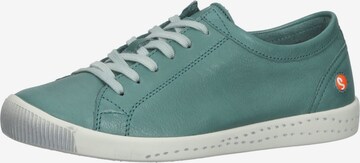 Softinos Sneakers laag in Groen: voorkant