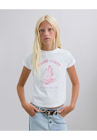 Scalpers T-shirt i vit: framsida