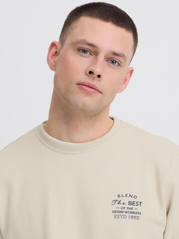 BLEND Rundhalspullover ' BHSweatshirt ' in Beige