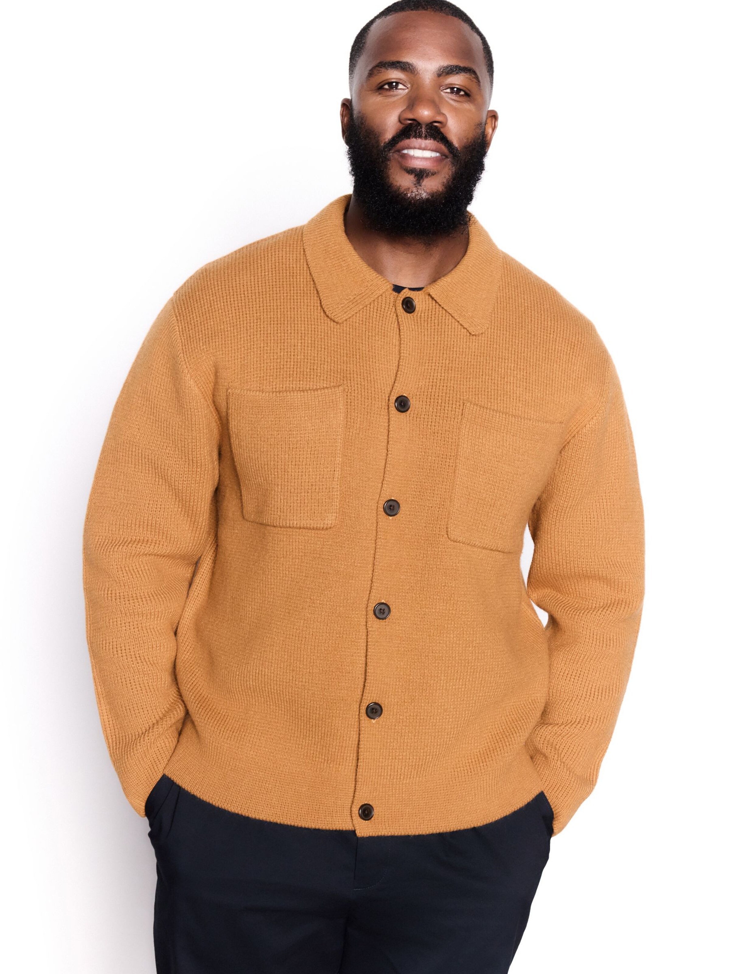 Next Strickjacke in Gelb: Vorderseite