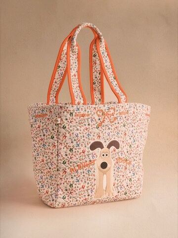 Cath Kidston Nakupovalna torba 'Wallace Und Gromit' | bež barva
