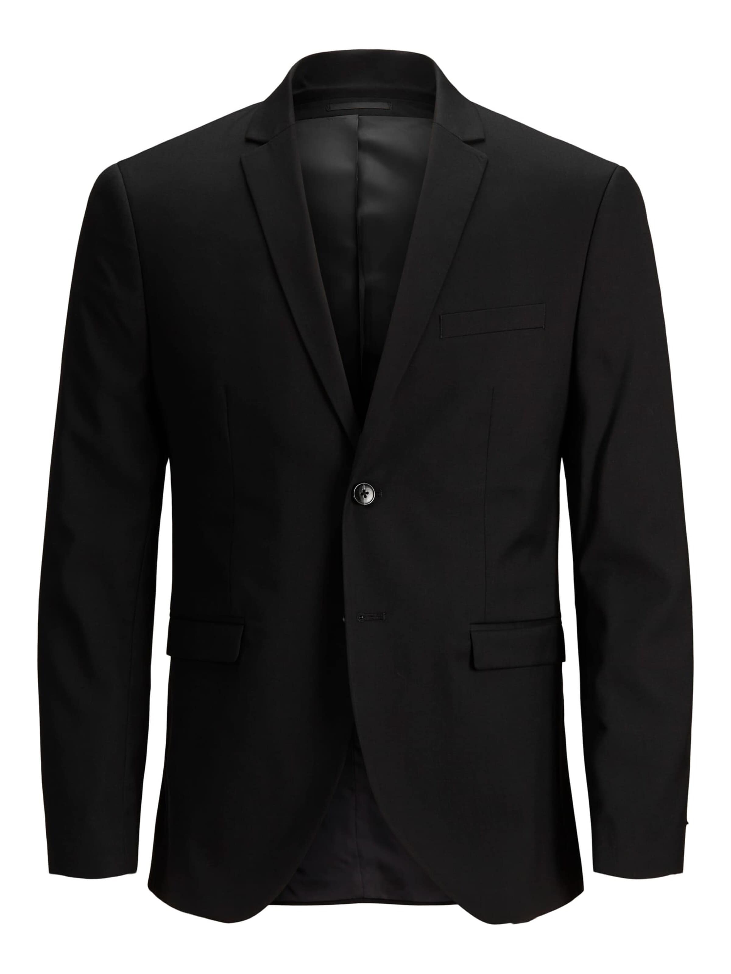 JACK & JONES Comfort fit Colbert 'Franco' in Zwart: voorkant