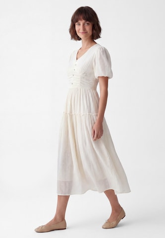 Usha Dress in Beige