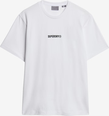 T-Shirt Superdry en blanc : devant
