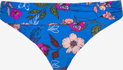 s.Oliver Bas de bikini en bleu ciel / olive / mélange de couleurs / rose / rose, Vue avec produit