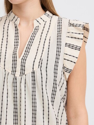Camicia da donna 'IHJOSINE' di ICHI in beige