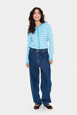 SAINT TROPEZ Strickjacke in Blau