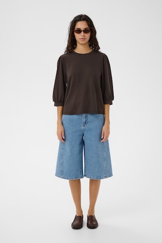 Sweat-shirt 'SLIeste' SOAKED IN LUXURY en marron