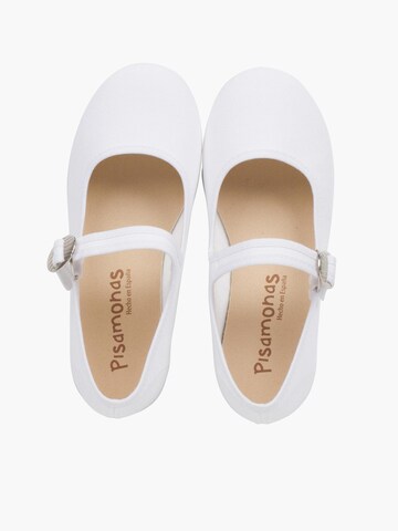 Ballerines Pisamonas en blanc