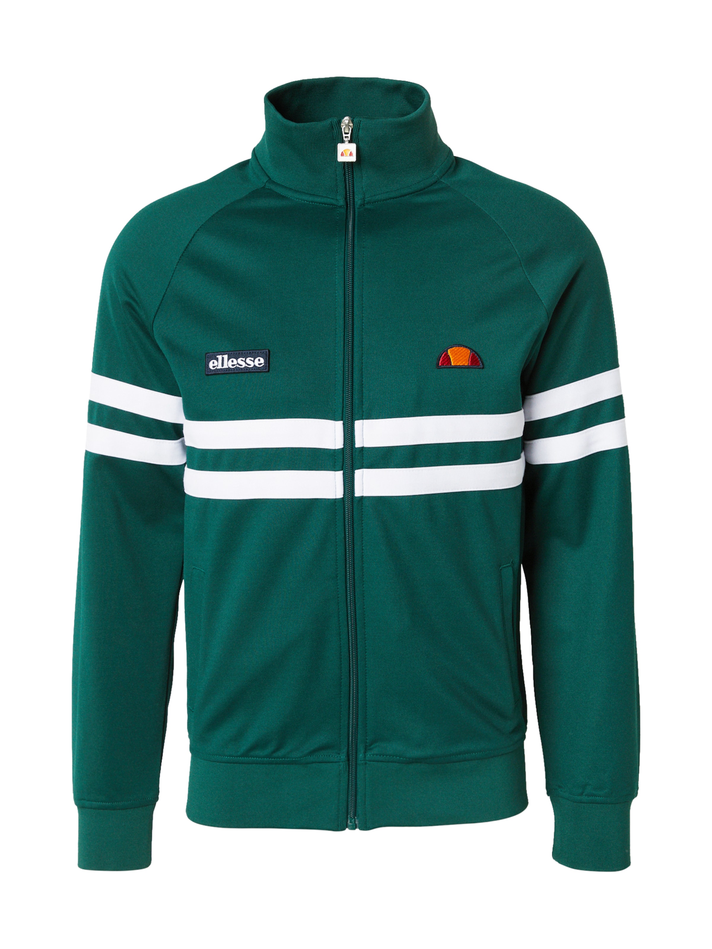 ELLESSE Sweatjacke 'Rimini' in Grün: Vorderseite