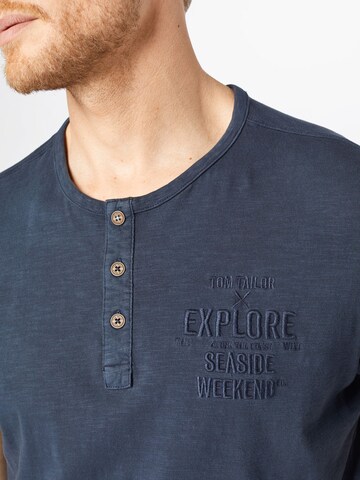TOM TAILOR Shirt in Blue
