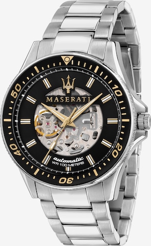 Maserati Analog Watch 'SFIDA' in Grey: front