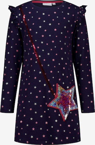 SALT AND PEPPER Sweatkleid 'Kidspark' in Blau: Vorderseite