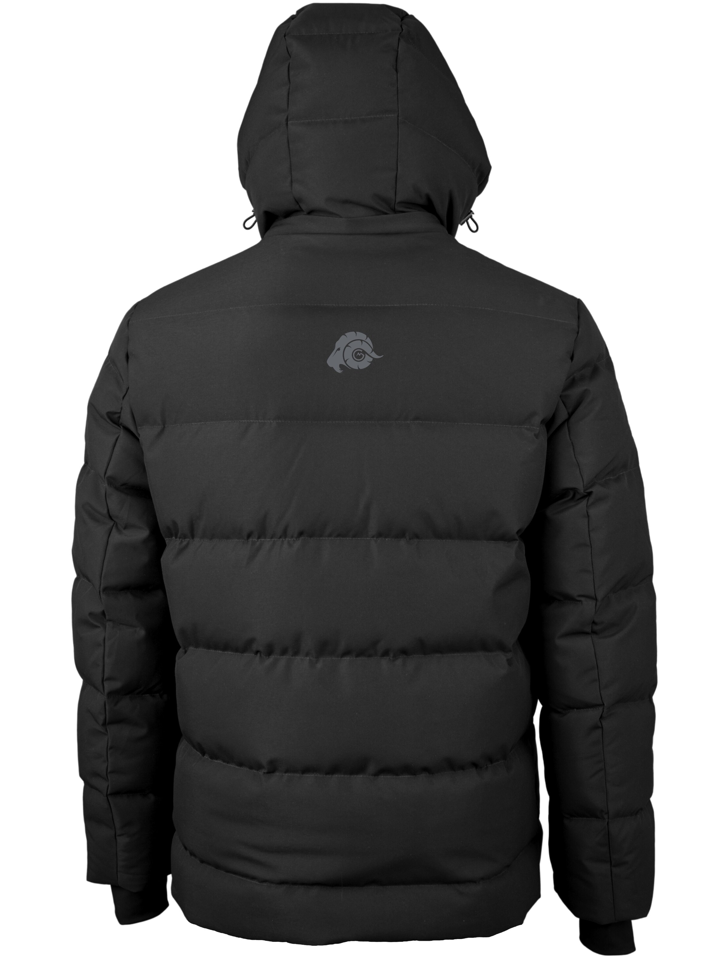 Guggen Mountain Winter jacket 'Warme Daunenjacke WH10 Sport Winterjacke' in Black