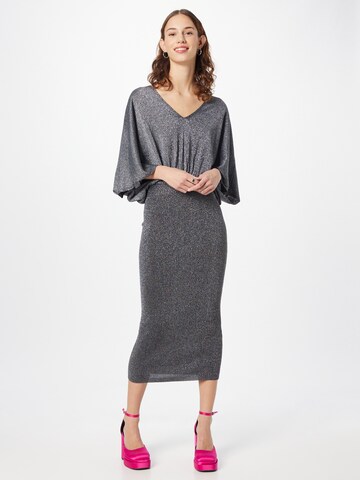 Robe 'MAPLE' River Island en argent : devant