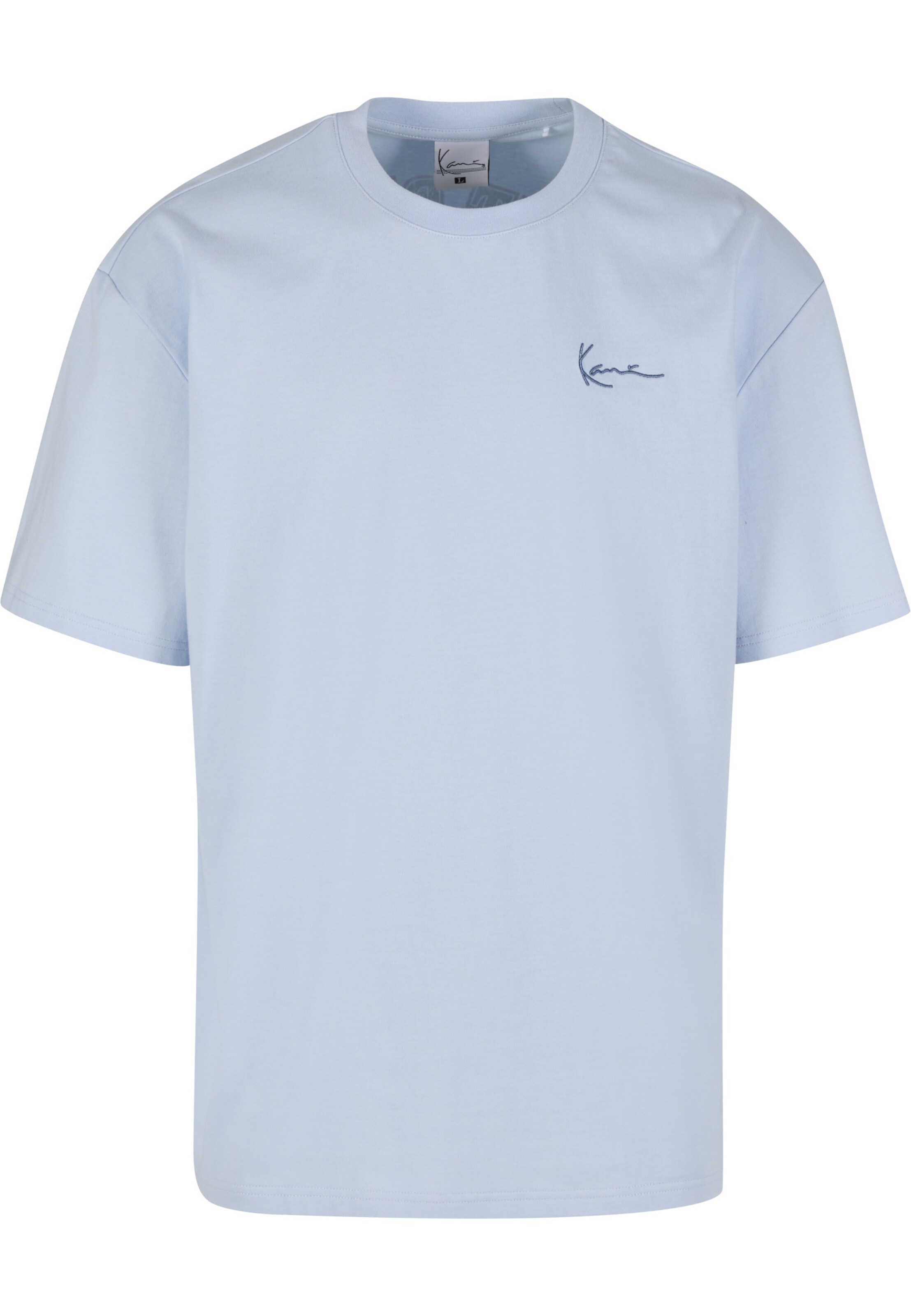 T-Shirt Karl Kani en bleu : devant