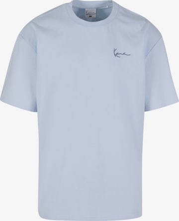 T-Shirt Karl Kani en bleu : devant