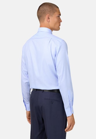 Boggi Milano Regular Fit Hemd in Blau
