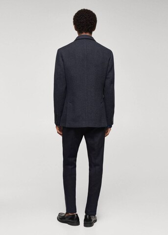 MANGO MAN Regular fit Colbert 'Molina' in Blauw