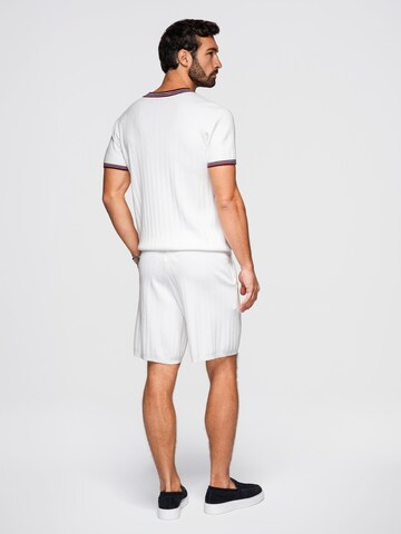 Ombre Regular Chino in Wit