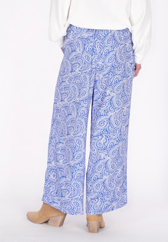 usha FESTIVAL Wide leg Trousers in Blue