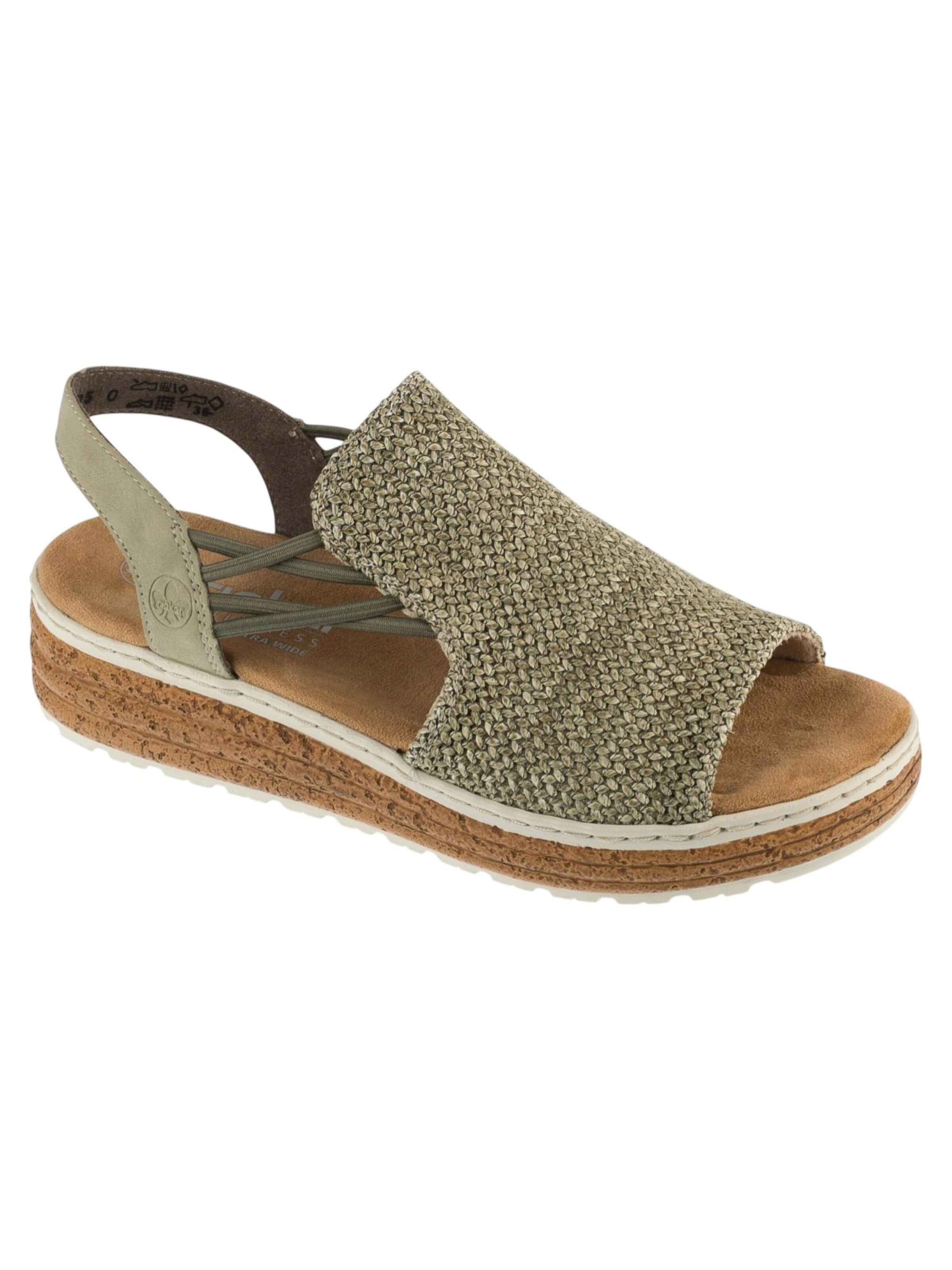Rieker Sandaal 'Rieker Sandals 62741' in Zilver: voorkant