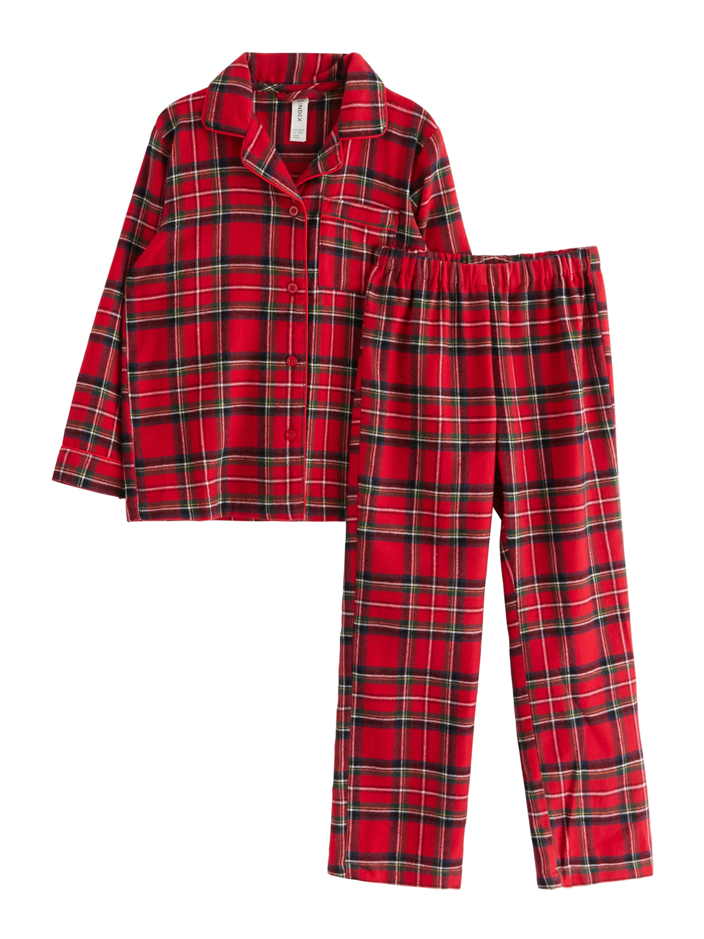 Lindex Pyjamas i röd: framsida