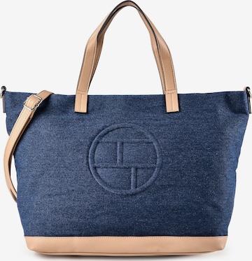 TOM TAILOR Shopper 'Gilda' in Blauw: voorkant