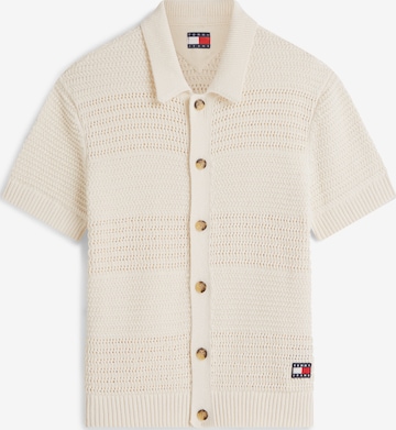 Tommy Jeans Neuletakki värissä beige: etupuoli
