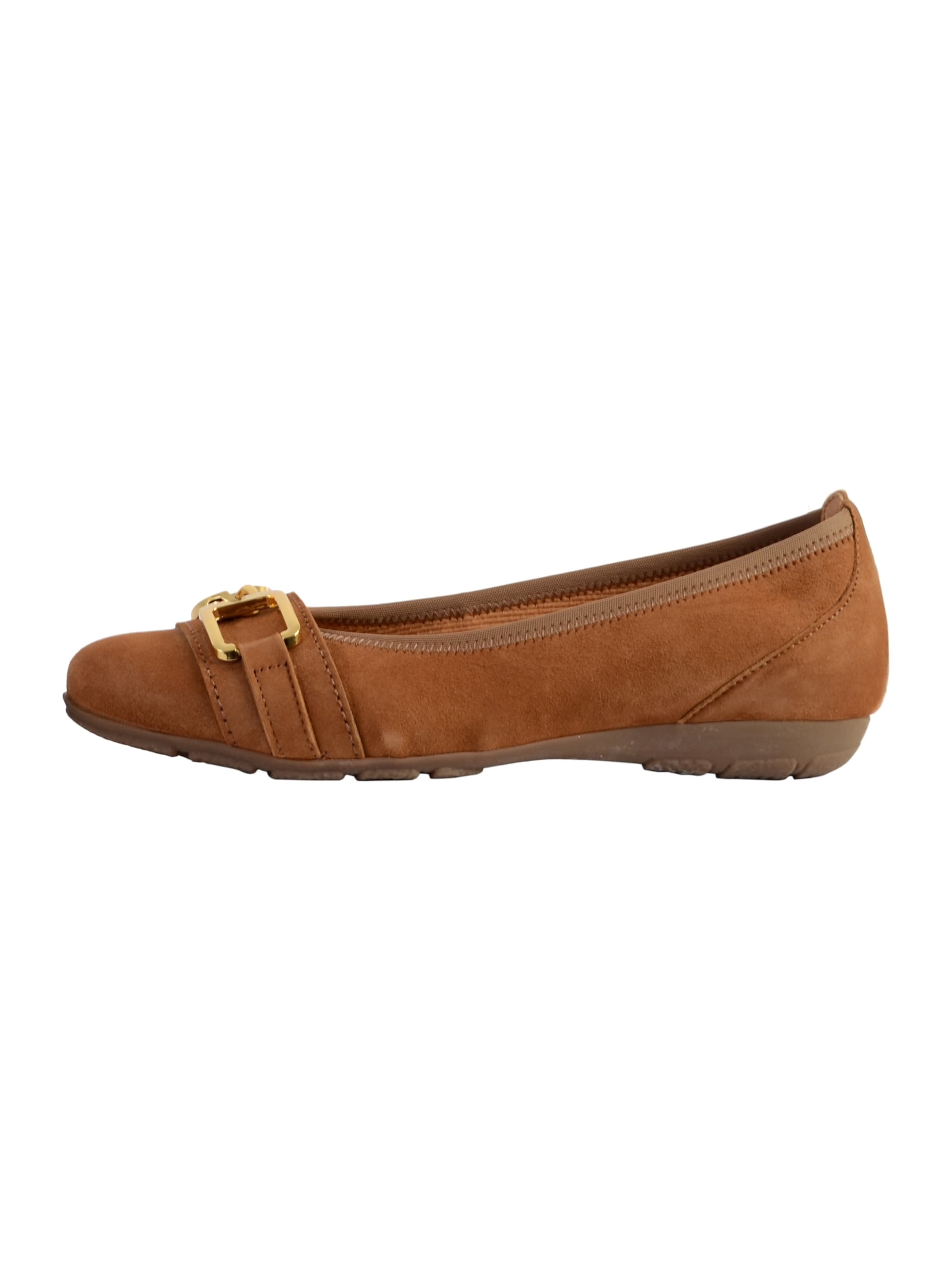 GABOR Ballerines en 36 en camel, Vue avec produit