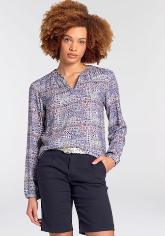 BOYSEN'S Blouse in Blue: front