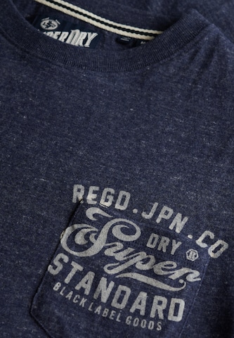 T-Shirt Superdry en bleu