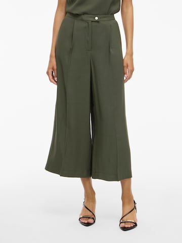 Baggy Pantalon à pince 'VIMarlee' VILA en vert : devant