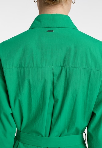 DreiMaster Klassik Shirt Dress in Green
