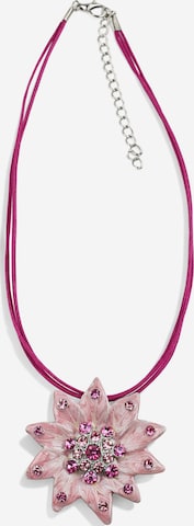 COLLEZIONE ALESSANDRO Necklace 'Sevilla' in Pink: front