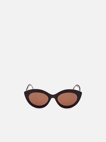 Lunettes de soleil 'Pucci EP0203 Havana/monocolor 53/22/140 Women Sunglasses' Emilio Pucci en marron : devant