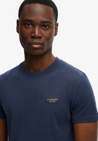 Superdry & Co Shirt 'Essential' in Blue