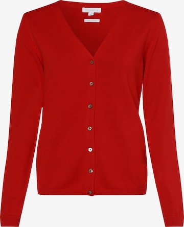 Brookshire Knit Cardigan in Red: front