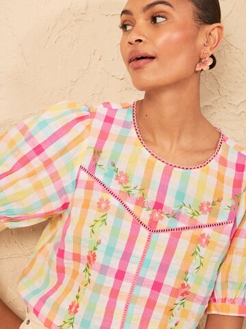 love & roses Bluse in Mischfarben
