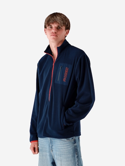 FC BAYERN MÜNCHEN Fleecejacke Autumn in navy / rot, Produktansicht