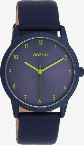 OOZOO Analog Watch in Black: front