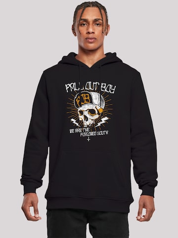 F4NT4STIC Sweatshirt 'Fall Out Boy Youth Skull' in Zwart: voorkant