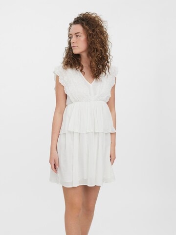 VERO MODA Dress 'Josefine' in White: front