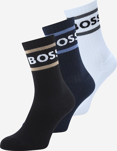 BOSS Orange Socken in navy / braun / schwarz / weiß, Produktansicht