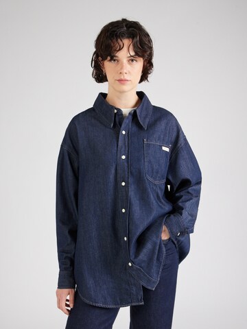 Camicia da donna di Calvin Klein Jeans in blu: frontale
